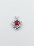 Ruby Bloom 925 Silver Pendant