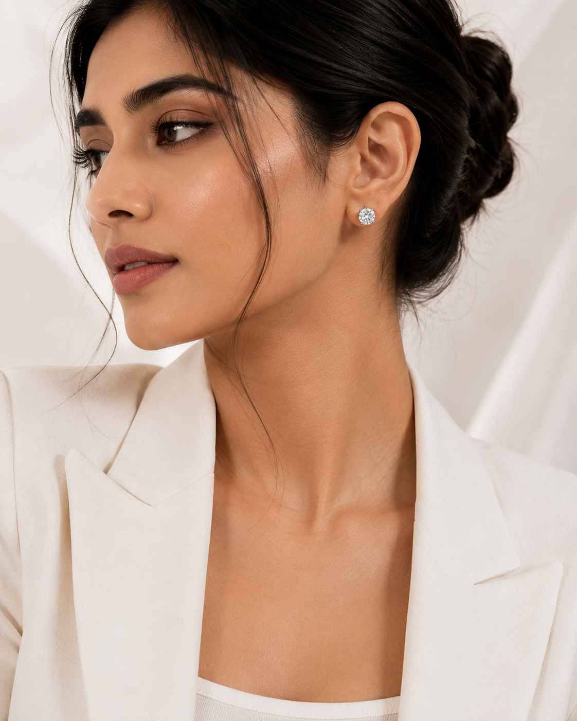 Celeste Solitaire Studs