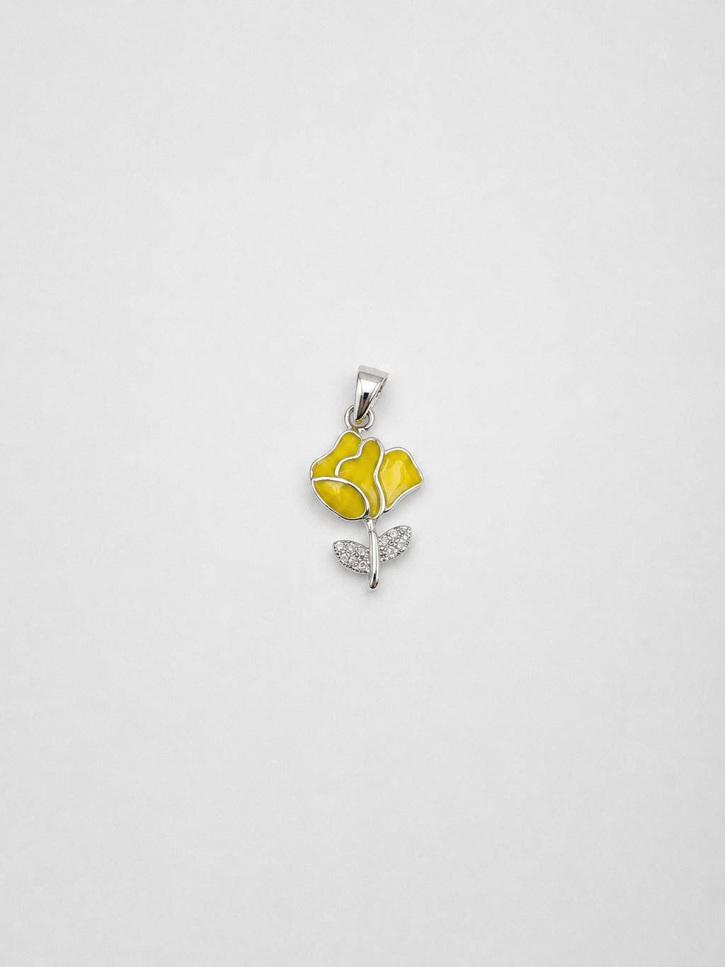 Yellow Blossom 925 Silver Pendant
