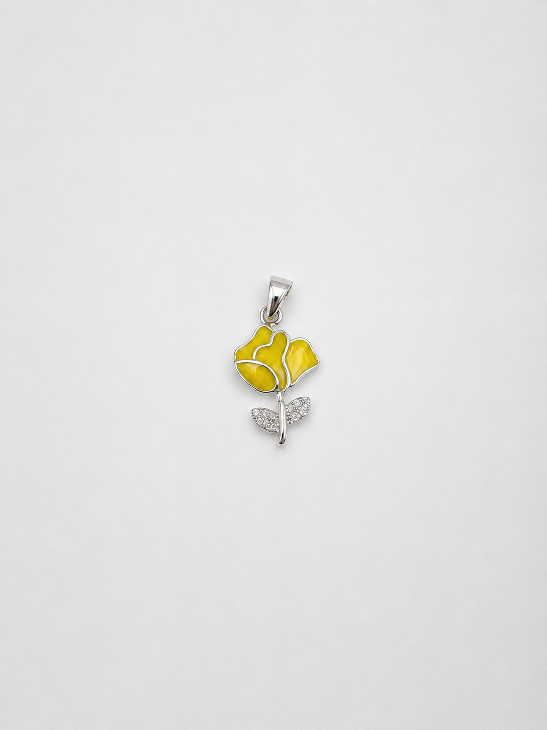 Yellow Blossom 925 Silver Pendant