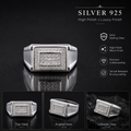 Crest 925 Sterling Silver Ring