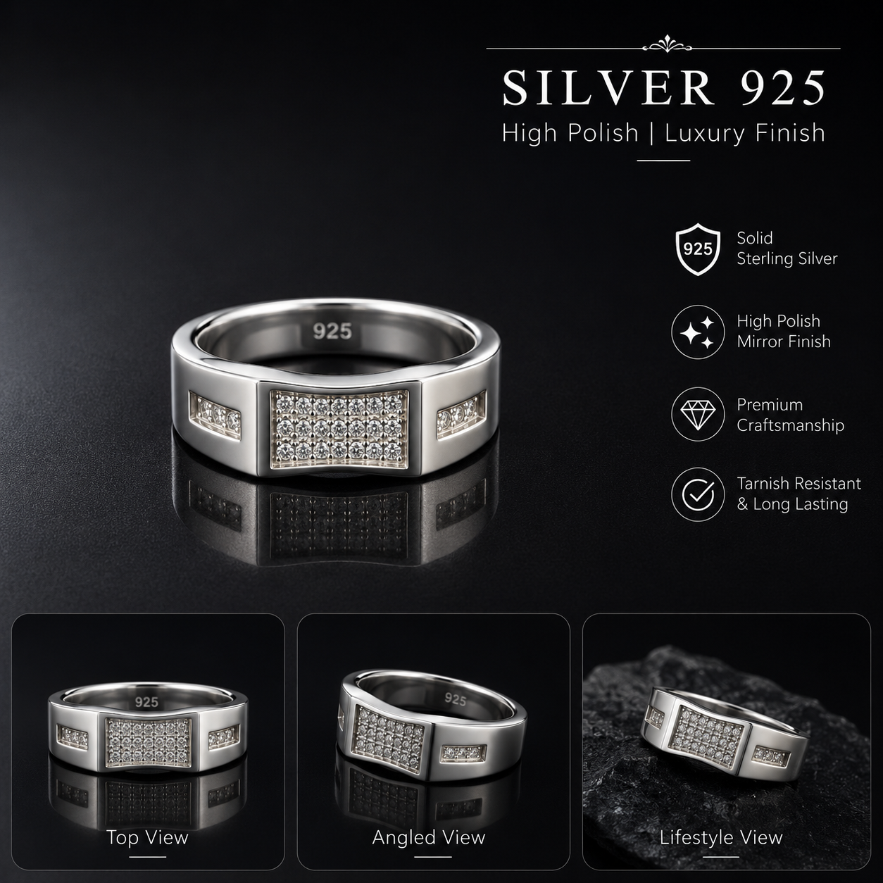 Everyday Elegance 925 Sterling Silver Ring