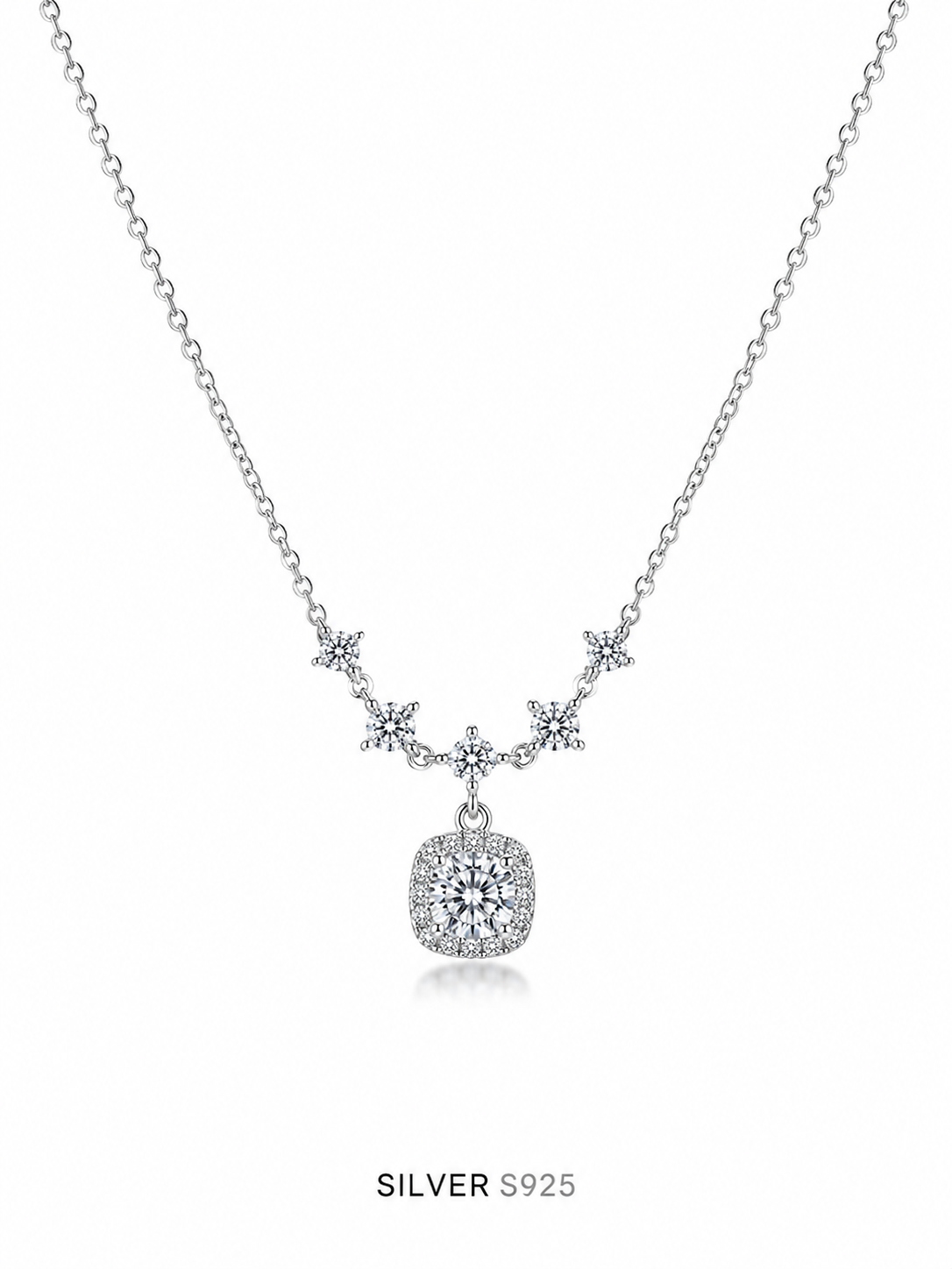 925 Silver Daily Wear Chain Pendant Necklace